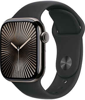 \telekom\images\produkte\Handys\apple watch 10 42mm titan schiefer sportband schwarz 2